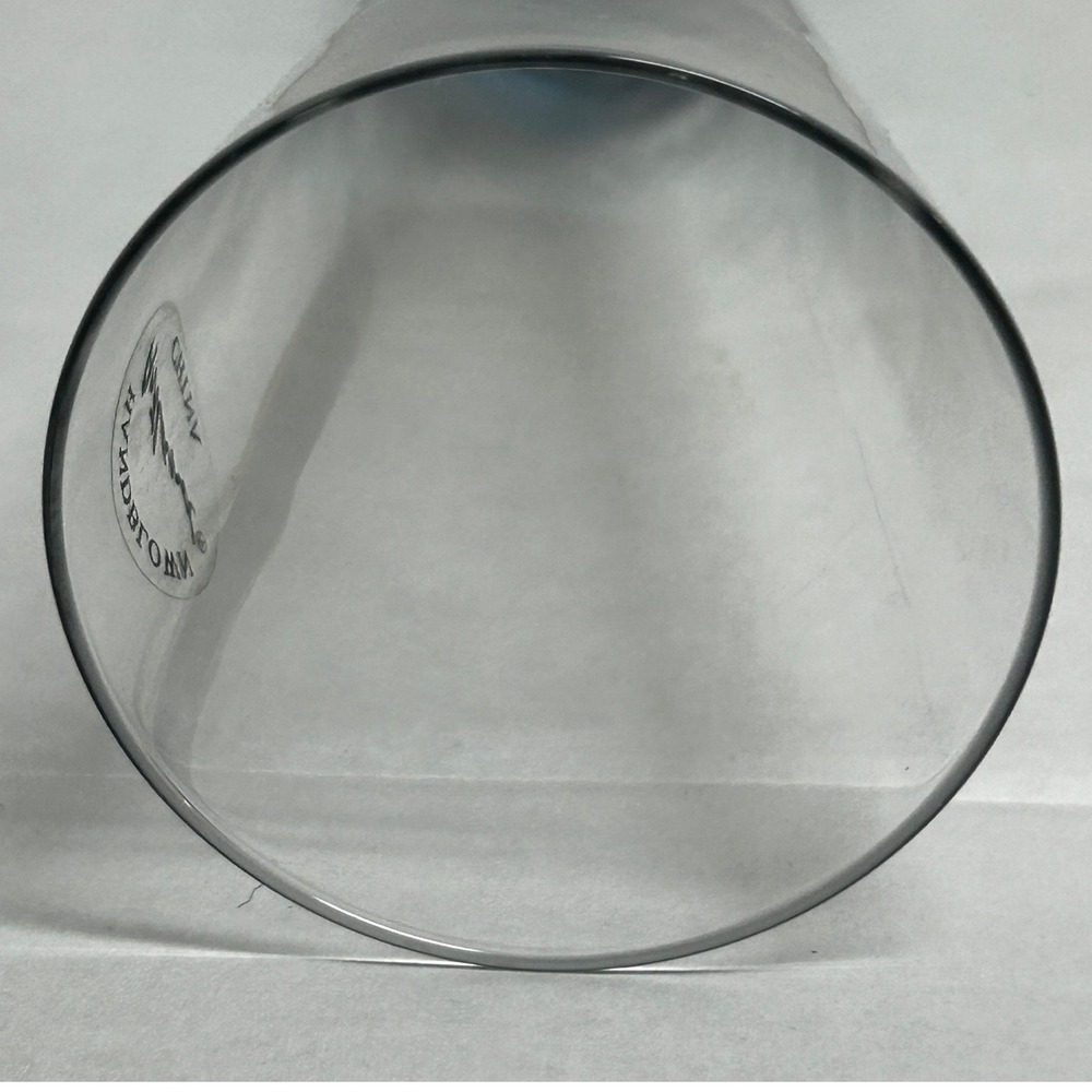 ARTLAND PRESCOTT HONEYCOMB STEM CHAMPAGNE FLUTES Brutalist Frosted glass MCM - Picture 11 of 14